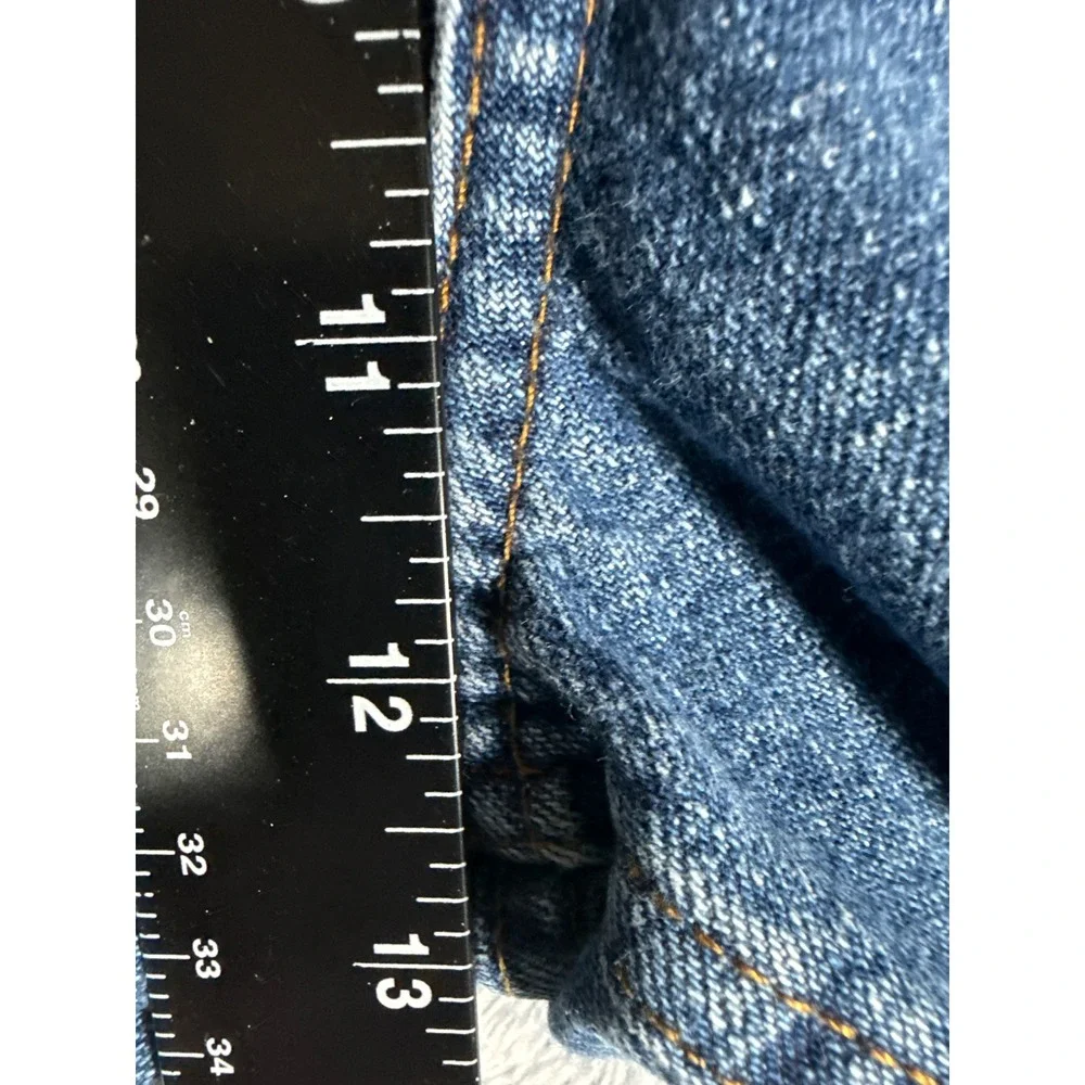 Chaps Denim Mens Straight Leg Blue Jeans Medium‎ Wash 100% Cotton 38x30 C20151